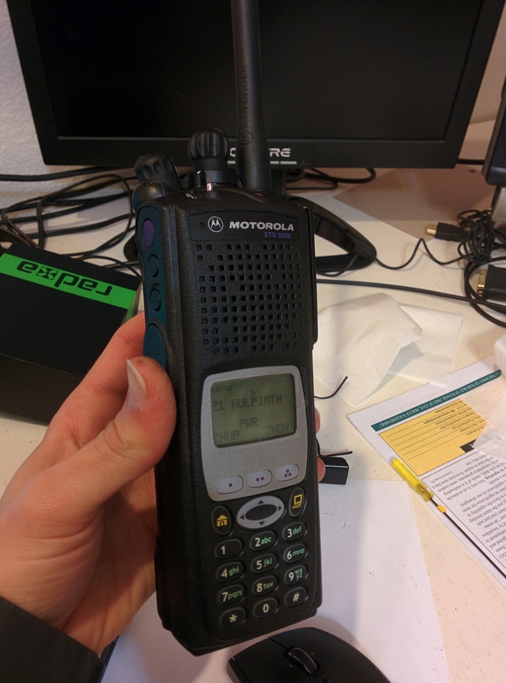 thumbnail image 2 of Motorola XTS5000 VHF Convertacom Charger Adapter – XTVA XTS/MTP, NTN1606F, Used 2 of 2