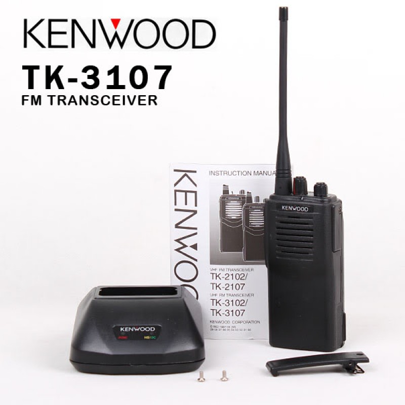 Classic Kenwood TK3107 UHF Handheld Two Way Radio Kenwood TK3107 FM
