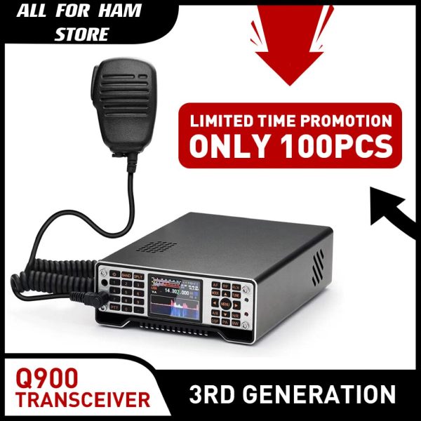 in stock 3rd Generation Q900 Ham Radios Hobbyists ALL Mode SDR Transceiver