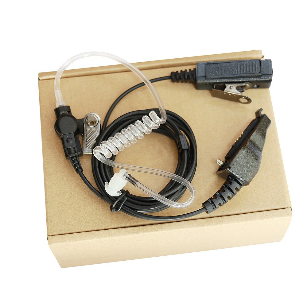 thumbnail image 2 of Covert 2-Wire Earpiece & PTT Mic For Kenwood TK-208 TK-220 TK-240 TK-250 2 of 6