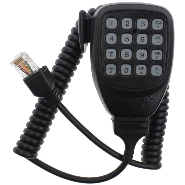 Ham Radios Handheld PTT Microphone for Kenwood 8Pins Modular Plug Remote Speaker Mic