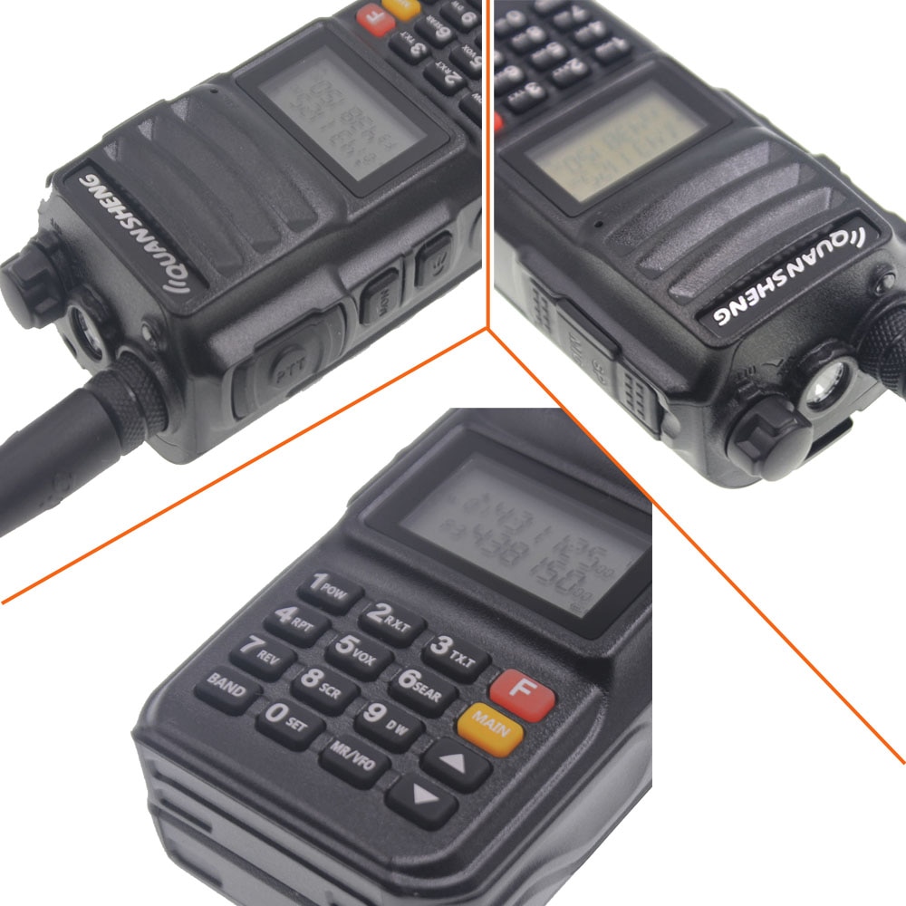 10KM QuanSheng TG-UV2 Plus 10W Long Range Walkie Talkie Dual Band 136 ...