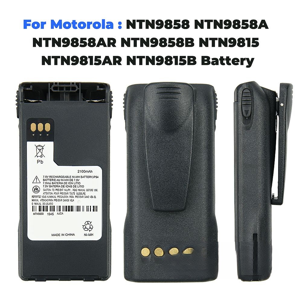 10 Pack NTN9858 IMPRES Ni-MH 2100mAh Batteries For Motorola XTS2500 XTS1500 Radios
