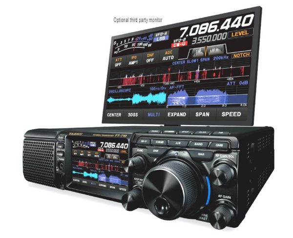 Free Shipping YAESU FT-710 AESS Short-wave Sender HF 50MHz SDR Radio 100W