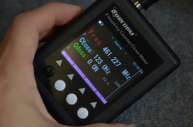 thumbnail image 2 of Surecom SF401 Plus Frequency Counter & CTCSS/DCS Decoder - 27-3000MHz Tester For HAM Radio, Handheld 2 of 5