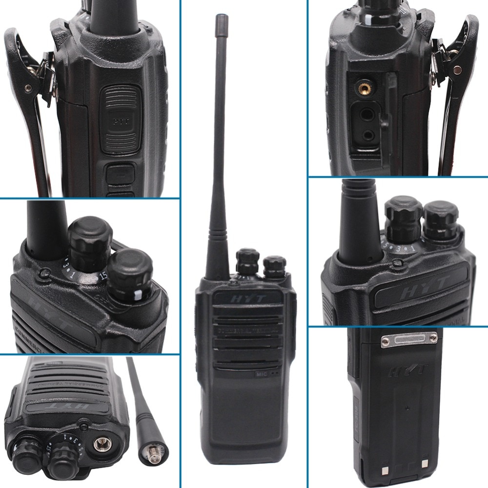 HYT TC-508 UHF VHF Handheld Professional Walkie Talkie with Battery HYT ...