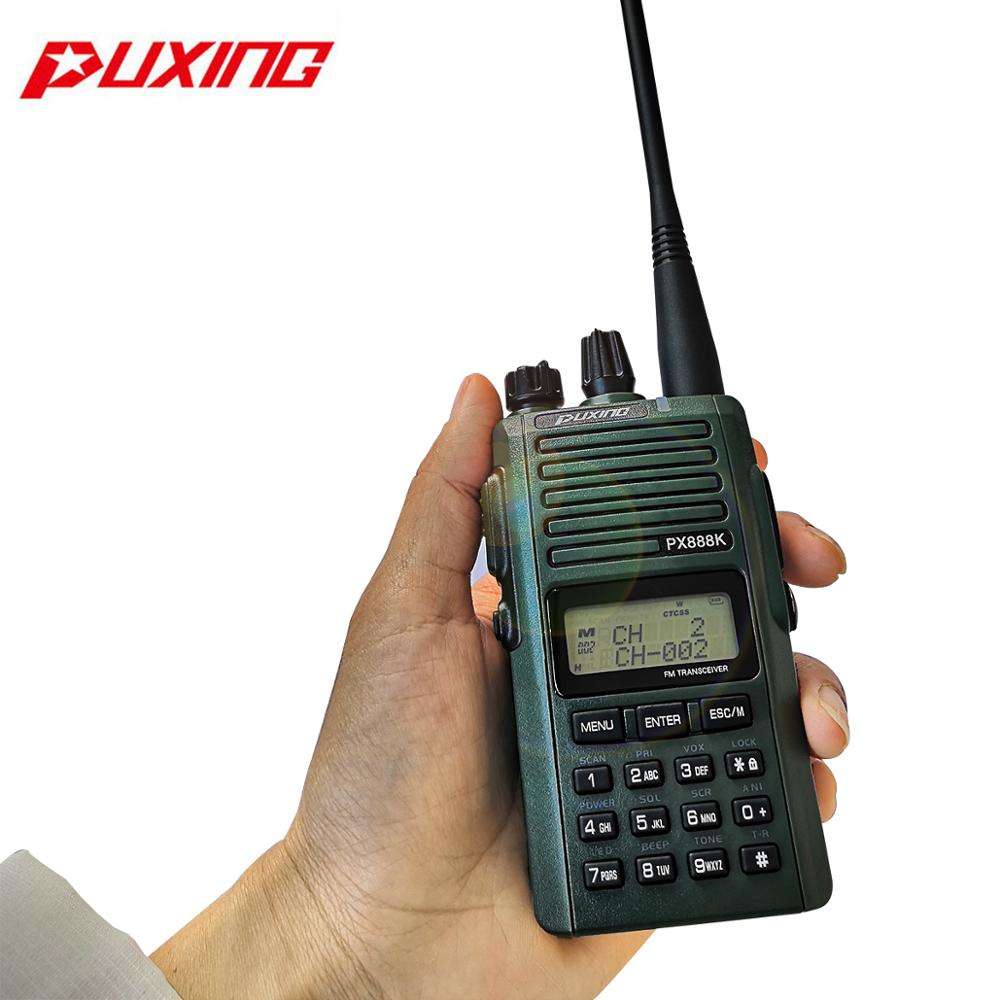 Puxing 888K Voice Activated for hunt VHF UHF Portable Walkie Talkie PX888K Dual band