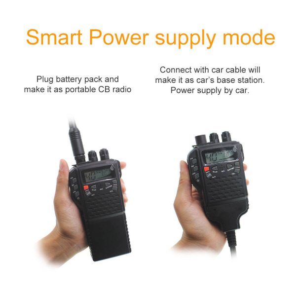 Nanfone CB-270 Citizen band Handheld two way radio 40 Channels MR999 PRO car charger Walkie Talkie with LED display Portable transceiver - Image 3