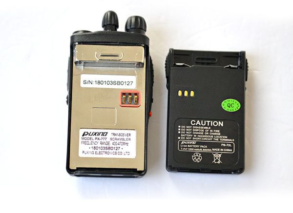 Puxing PX-777 PLUS 5W VHF UHF Handheld 2-Way Radio - Image 4
