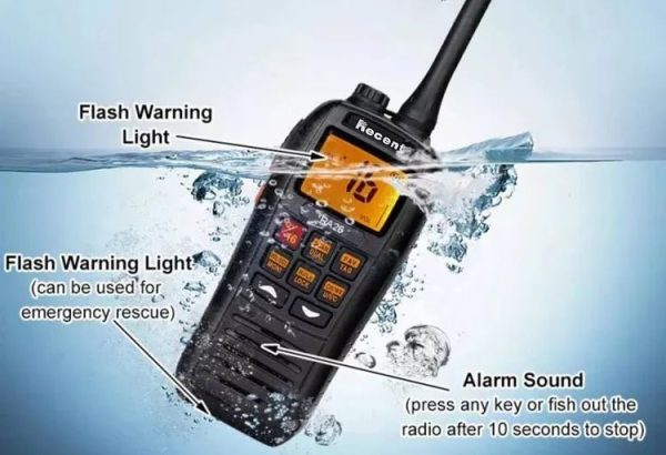 RECENT RS-37M IPX7 Handheld VHF Marine Radio Buoyant Floats Waterproof High Performance Tri-watch 156~161.450MHz Ham Transceiver - Image 5