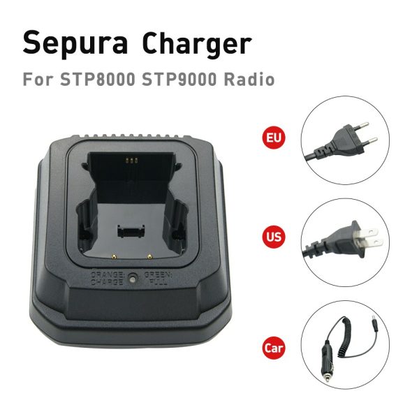 Desktop Quick Charger Set for STP8000 STP9000 Sepura Series Ham Radio RF Transceiver Charger - Image 2