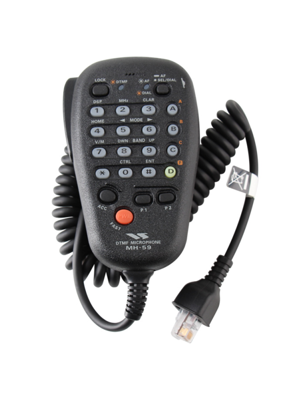 Yaesu MH-59A8J DTMF MH-59 PTT Microphone Portable Speaker Microphone for YAESU FT-857D/897D Radio