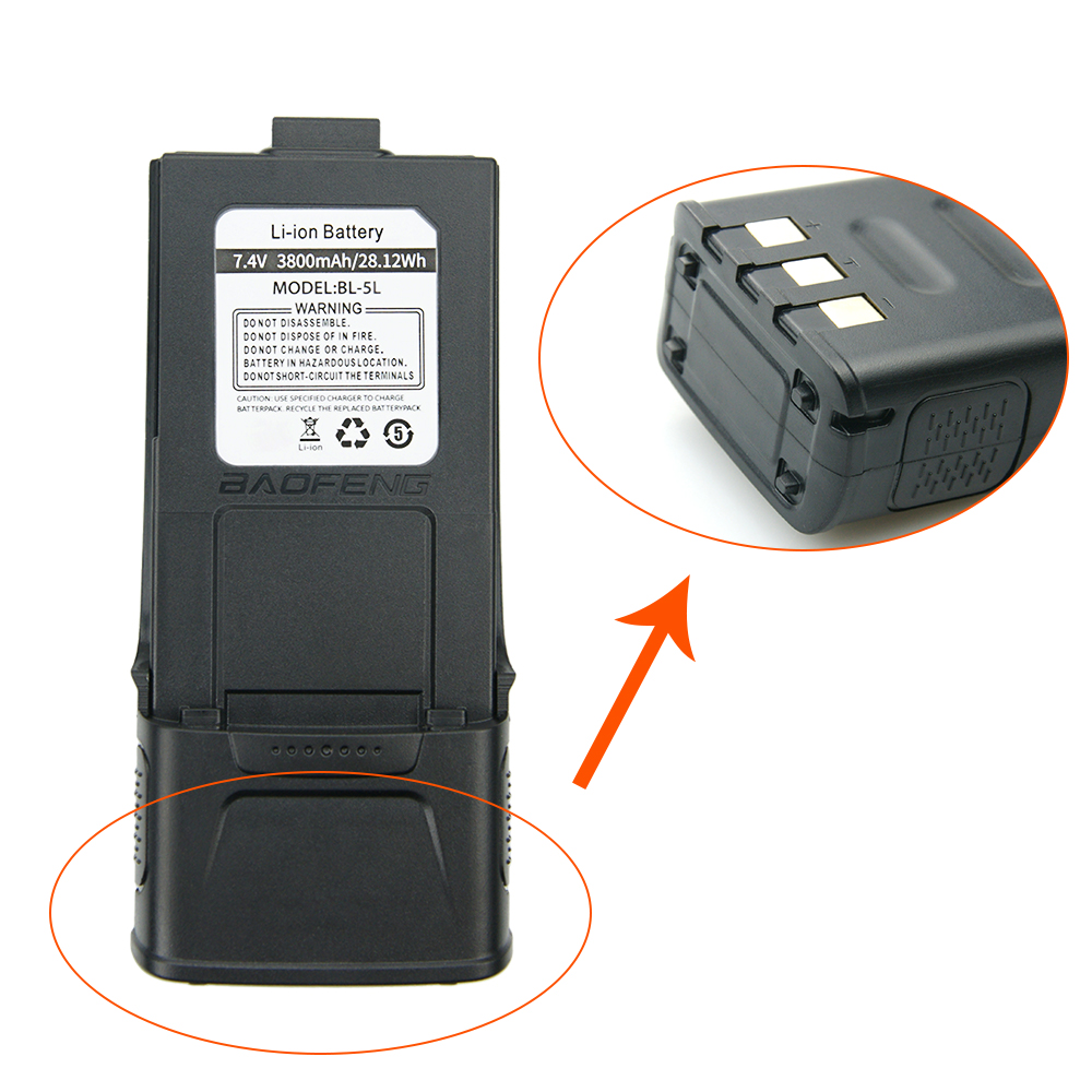 Batteria originale agli ioni di lio di ricambio da 7.4V 1800mAh