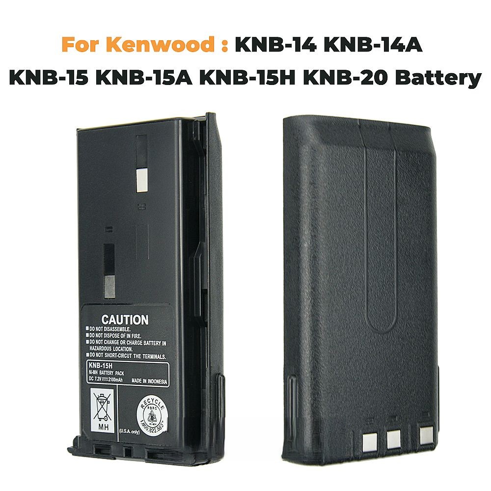 KNB-15H 2100mAh Ni-MH Replacement Battery for Kenwood TK-260 TK-260G TK ...