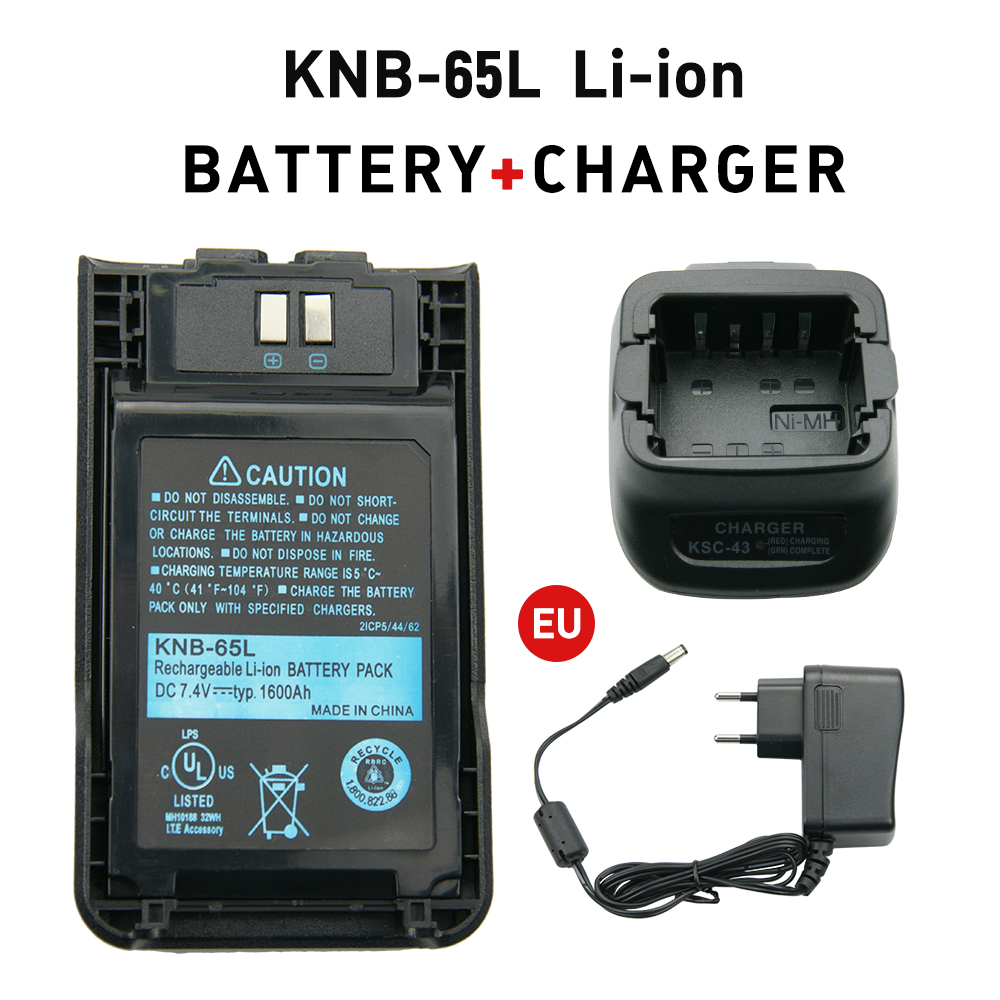 Rapid Battery Charger KNB65L Battery for Kenwood THK20 THK20A TH