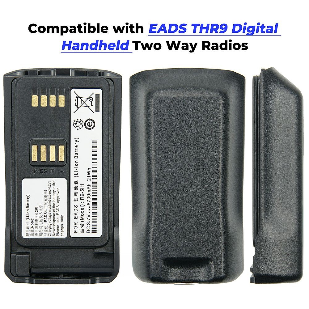 3.7V 5700mAh Battery for EADS THR9 Li-ion Battery EADS THR9 Handheld ...