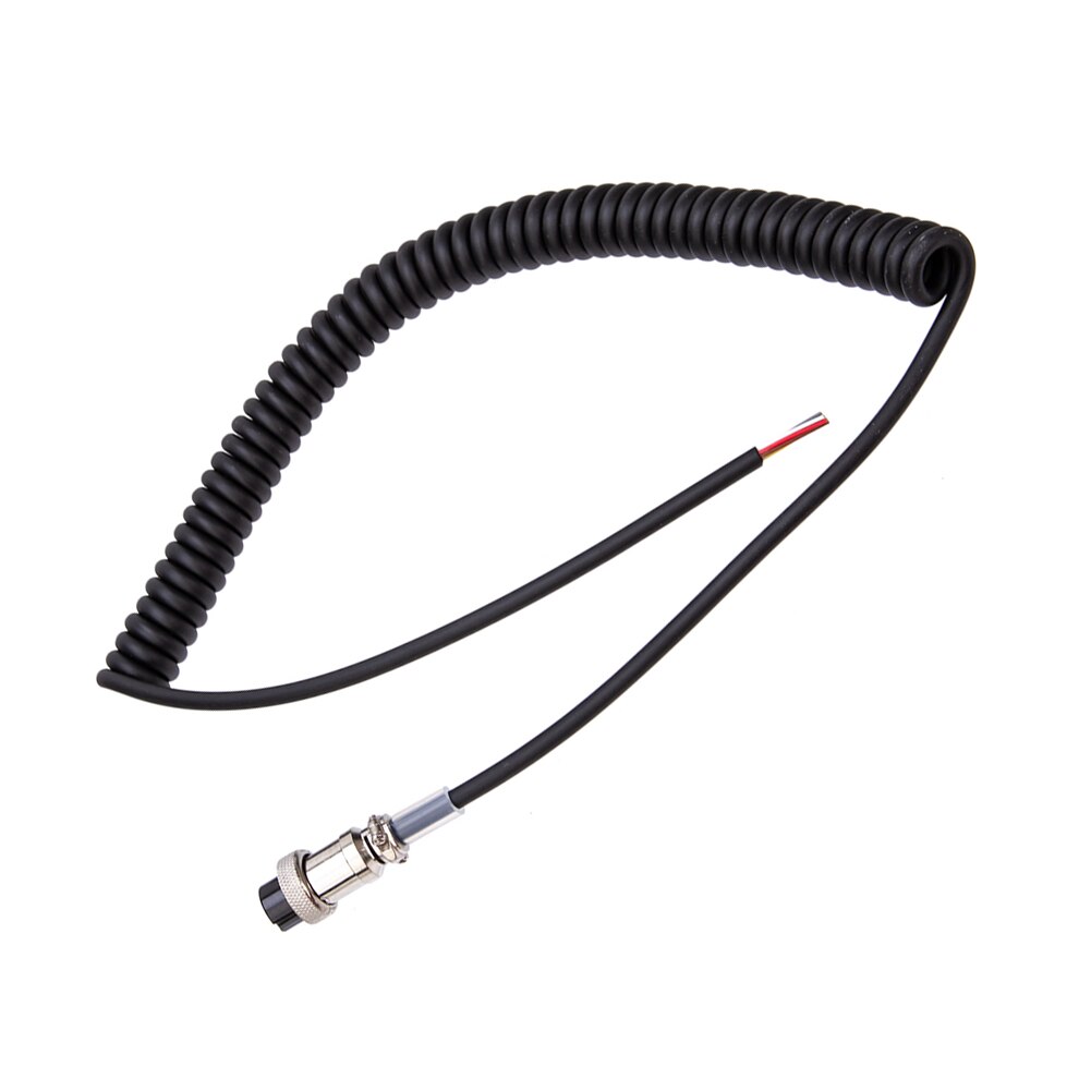 1.5 M/4.92ft 6Pin Removable Separation Handheld Mic Extension Cable Cord For FT-7800R, FT-8800R, FT-7900R, FT-8900R, Etc