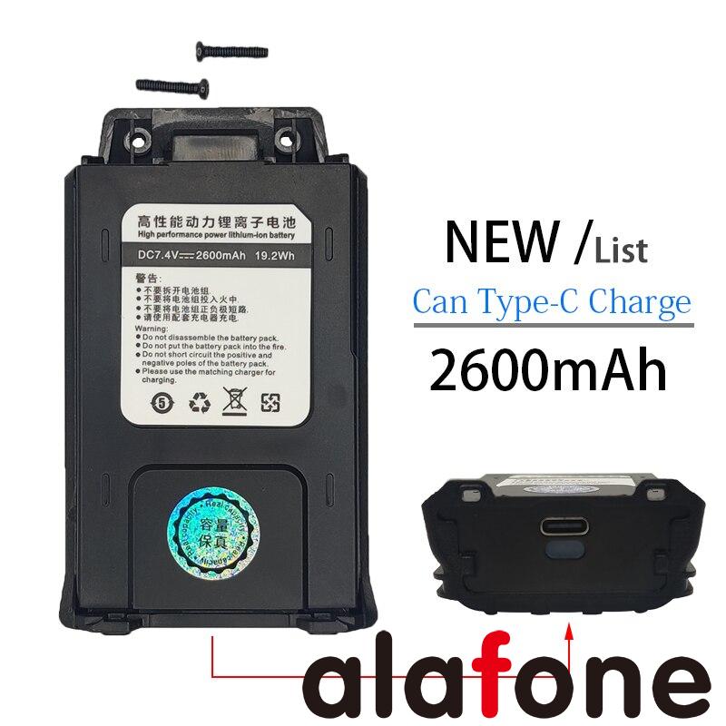 Baofeng UV-5R Battery Type-C/USB-C BL-5R 2600mAh/3000mAh Battery for ...