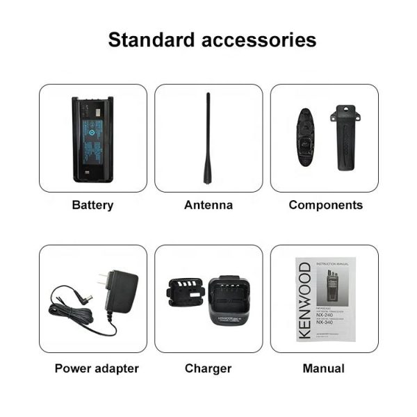 Kenwood NX-340 Walkie Talkie - Image 5