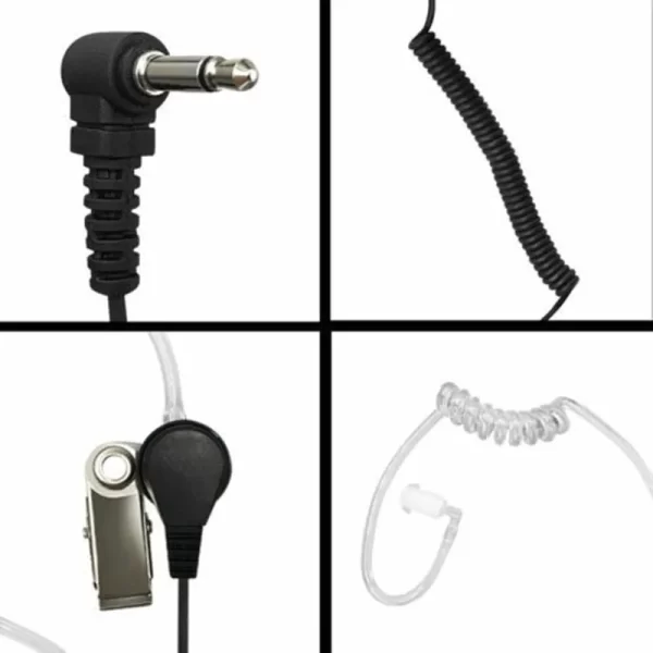 New 1Pin Headset for Most Radios with 3.5mm iPod, iPod Nano for Shoulder microphone For MP3 player, phone, FM/AM radio etc - Image 3