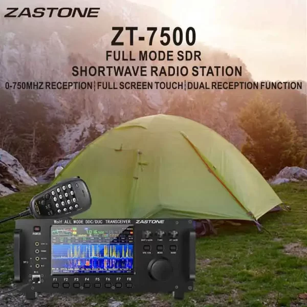 ZASTONE ZT7500 SDR Short Wave Transceiver Wolf DDC/DUC All Moded ALAFONE