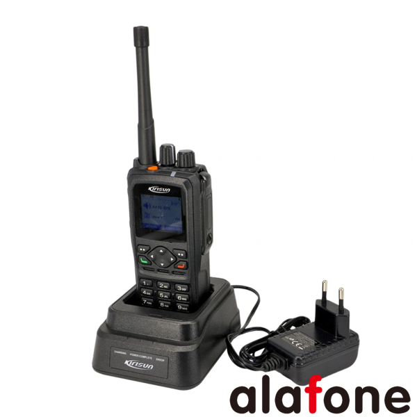 Orange/Black Kirisun DP990 Digital Portable Radio with Full KeyPad Display DP990 Aes 256 - Image 4