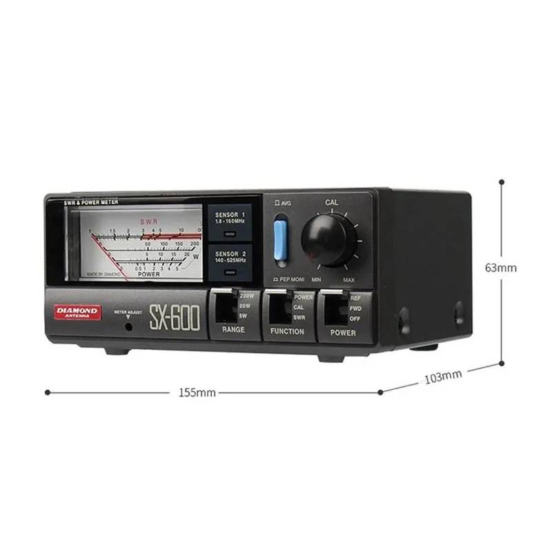 DIAMOND - SX-100 - SWR mètre / puissance de 1,6 à 60 MHz 30/300/3000