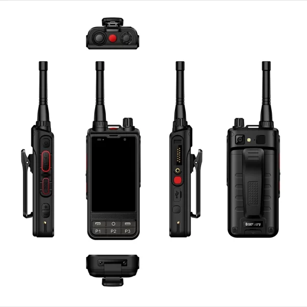 Talkie-Walkie 4G LTE – WiFi, Bluetooth, Android, Réduction De Bruit, Batterie 5000mAh – Radio Bidirectionnelle