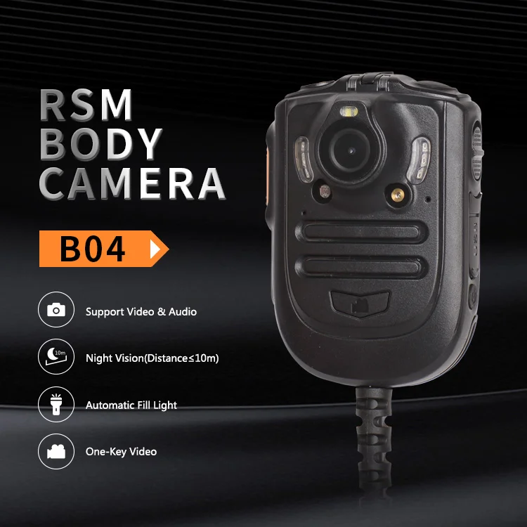 Inrico B04 RSM Body Camera PTT Wireless Microphone Infrared Night