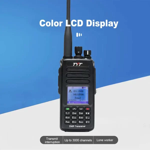 NEW 10W TYT MD-UV390 PLUS AES256 Encryption DMR Digital Radio IP67 ...