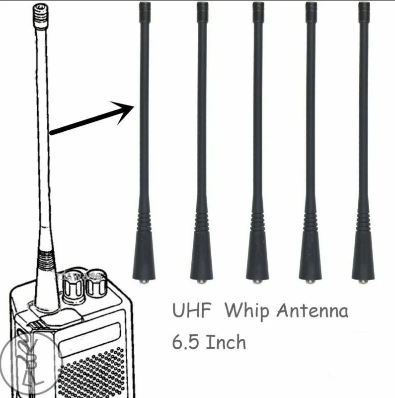 Antenne UHF De Remplacement 430-470 MHz Pour Motorola Spirit, HT1250, HT750, CP200 – Améliore La Réception Radio