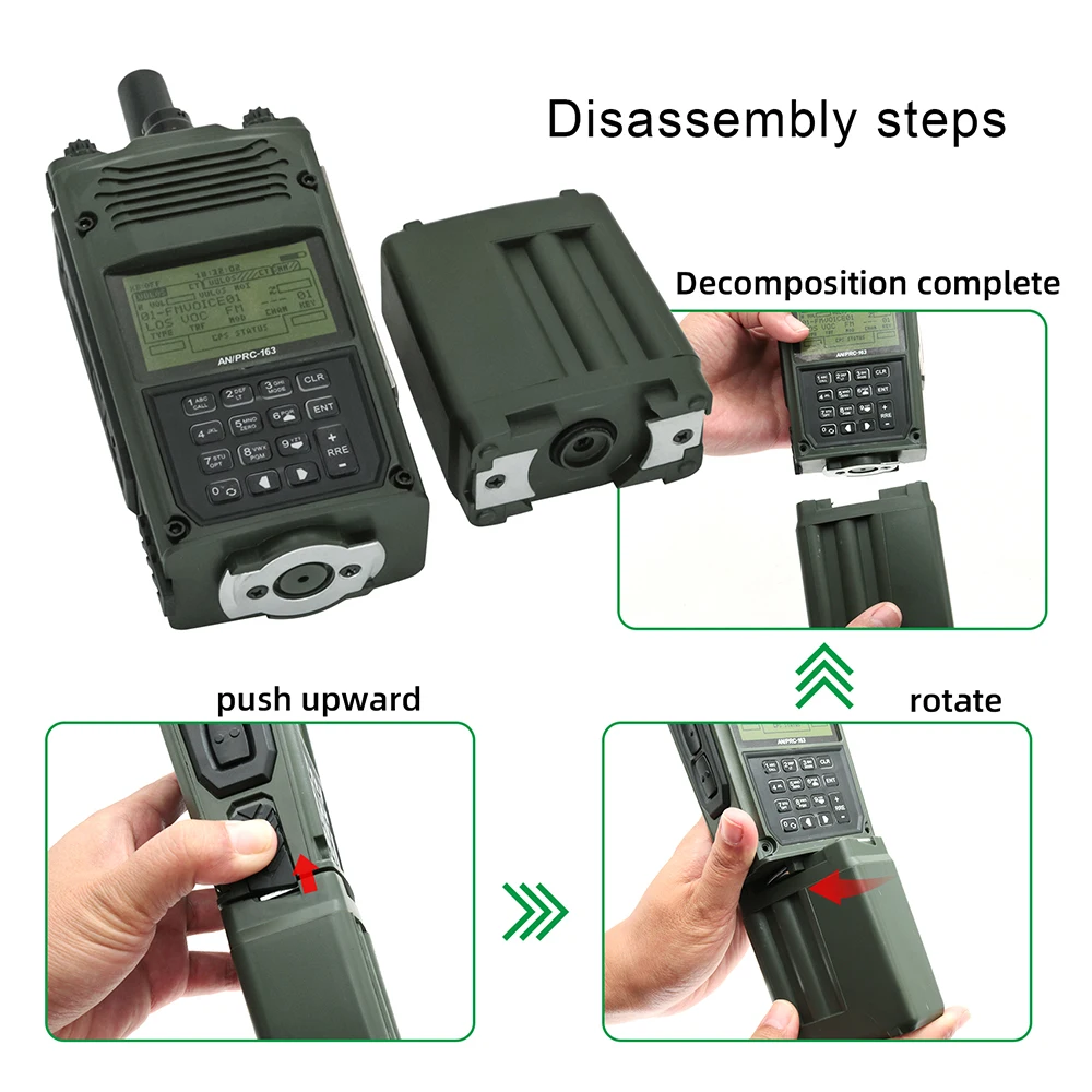 Tactical PRC163 Yaesu Vertex Plug Harris Military Radio